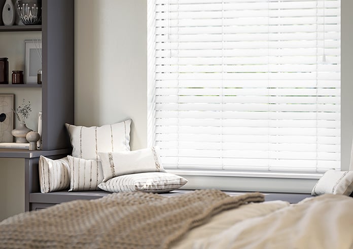 Ecowood, Supreme White Satin - Motorised Venetian Blind - Image 5